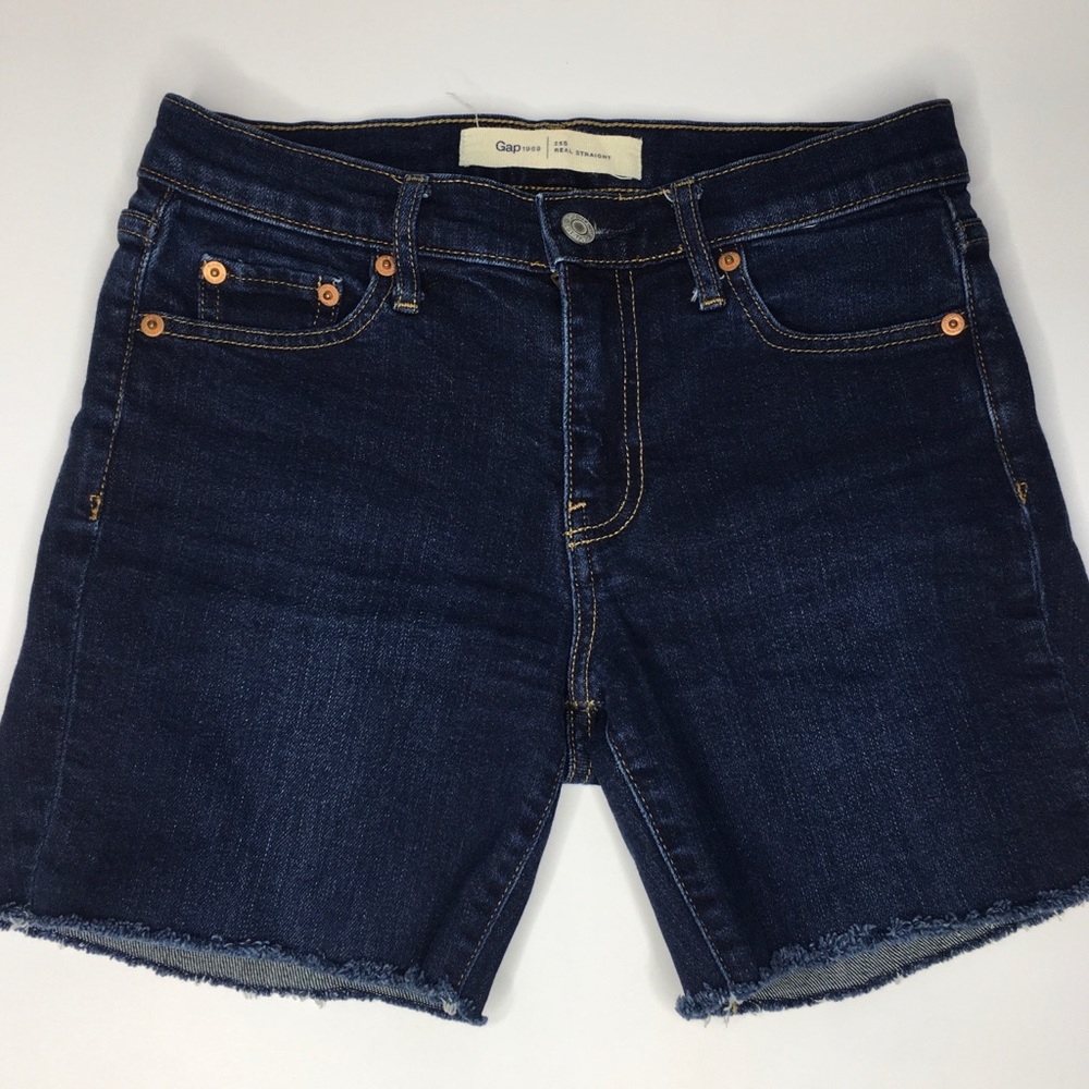 GAP 1969 Real Straight Denim Shorts